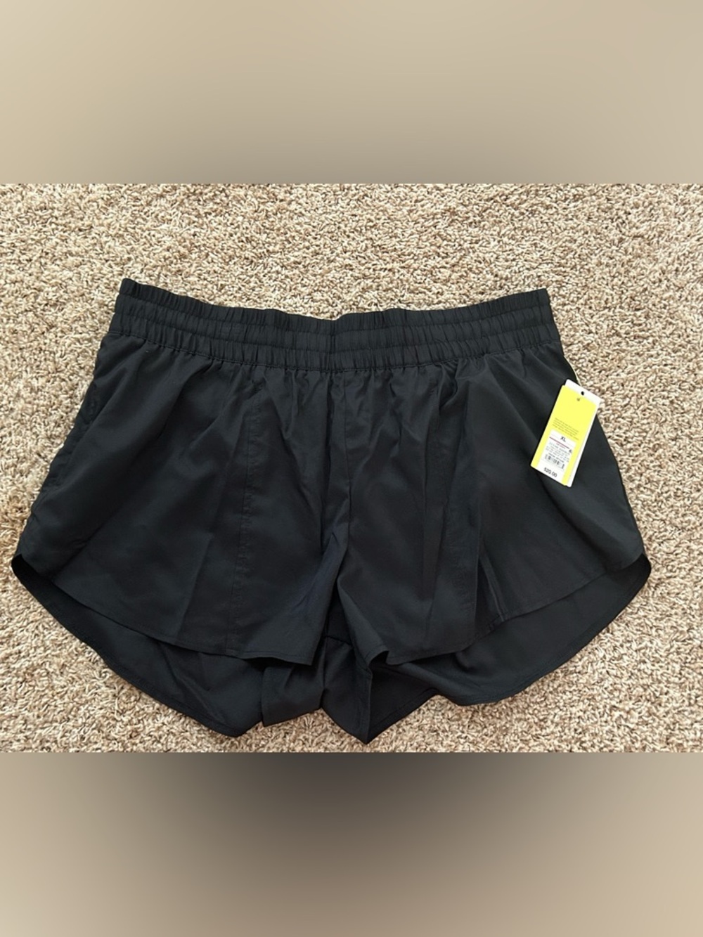 Women's Black Athletic Shorts